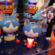 Robonyan transforms into Robonyan in a tiny car. His head is so huge!